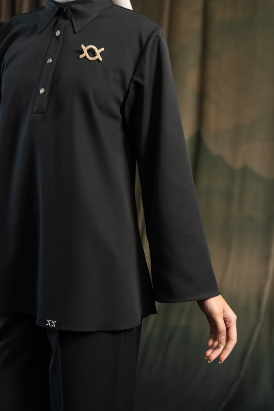 Caroline Blouse Void Black