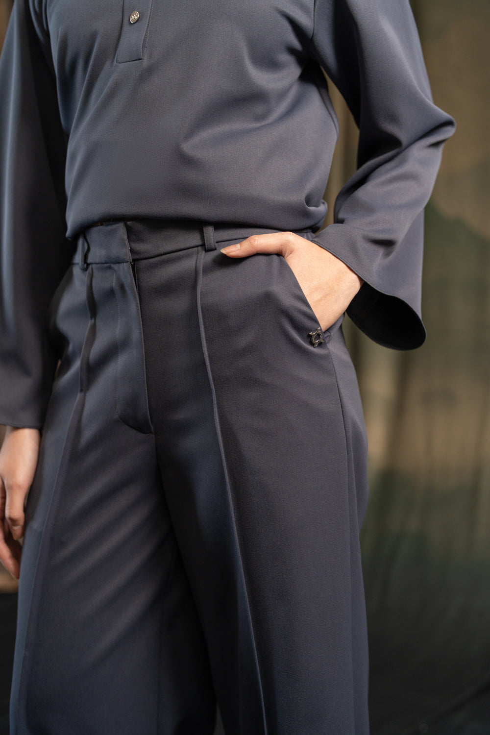 Caroline Pants Charcoal