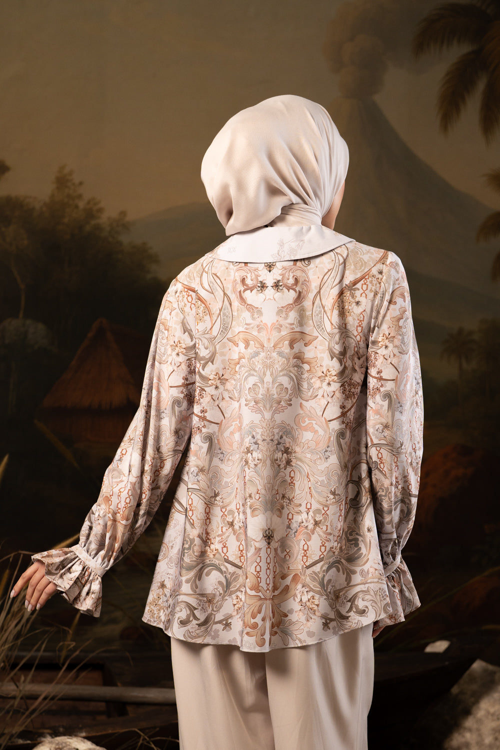 Dahlia Shirt Copper Willow