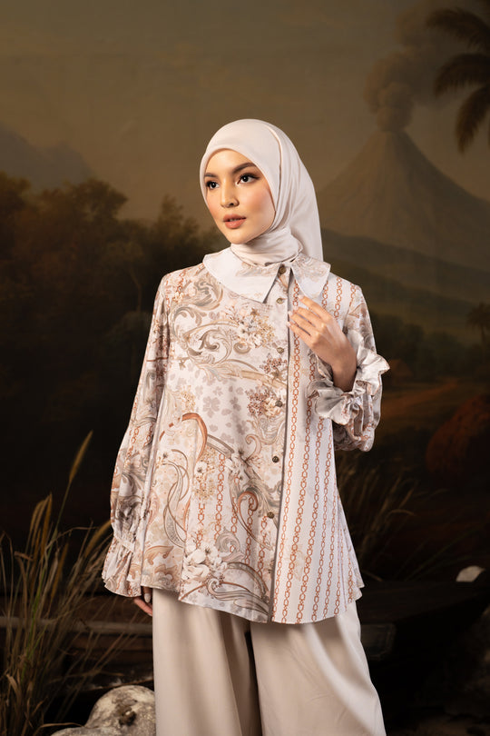 Dahlia Shirt Copper Willow