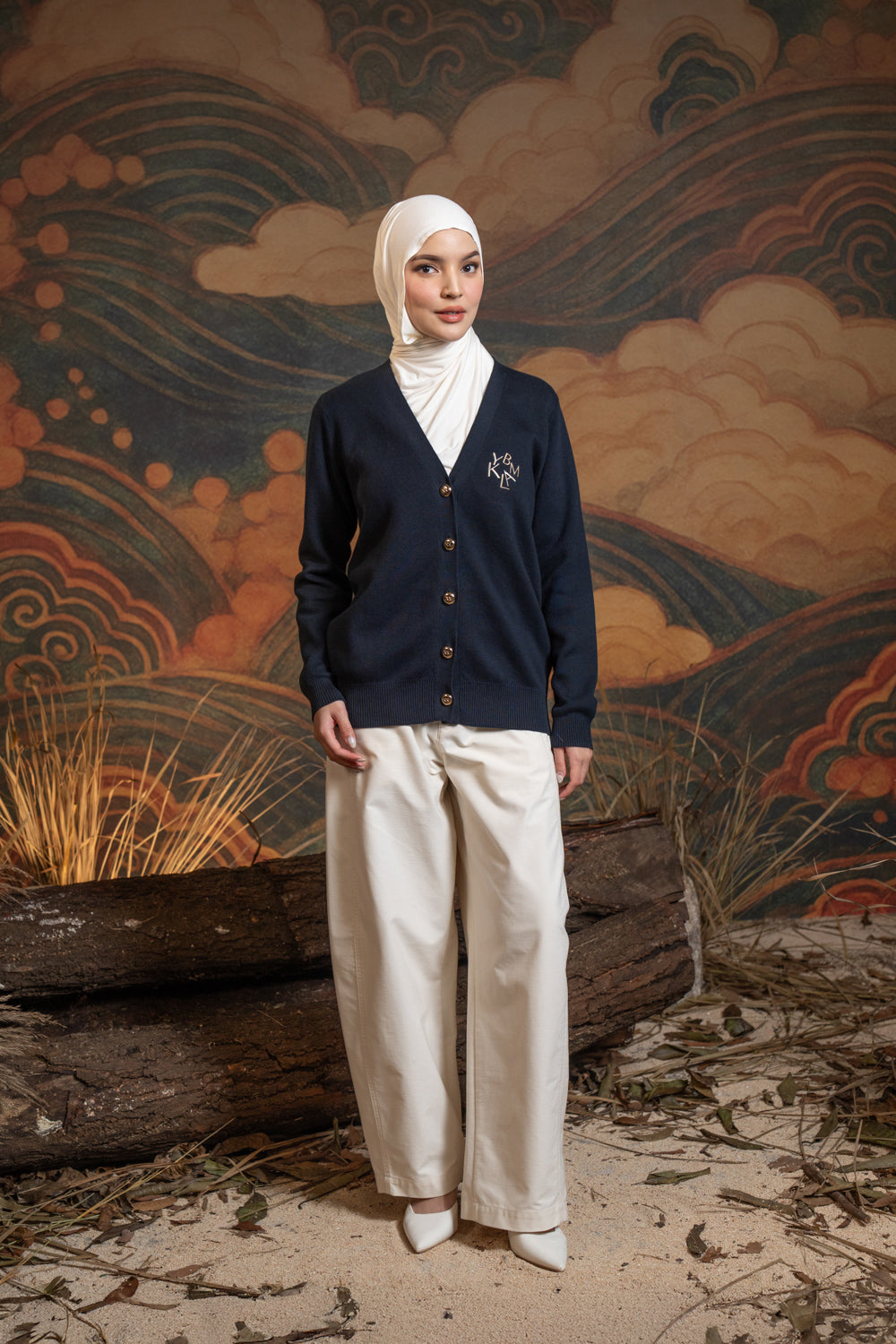 Myura Cardigan Deep Sapphire