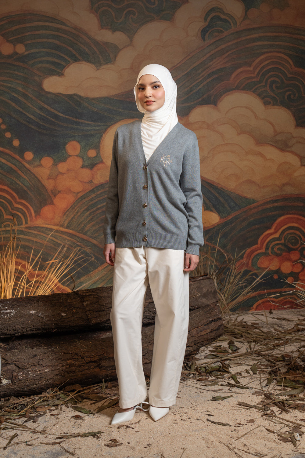 Myura Cardigan Frosted Moon