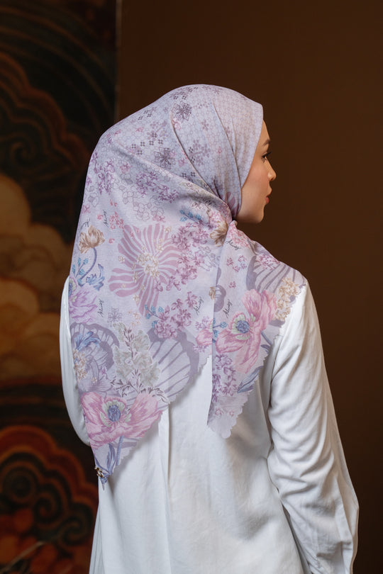 Emira Scarf Heather Rose