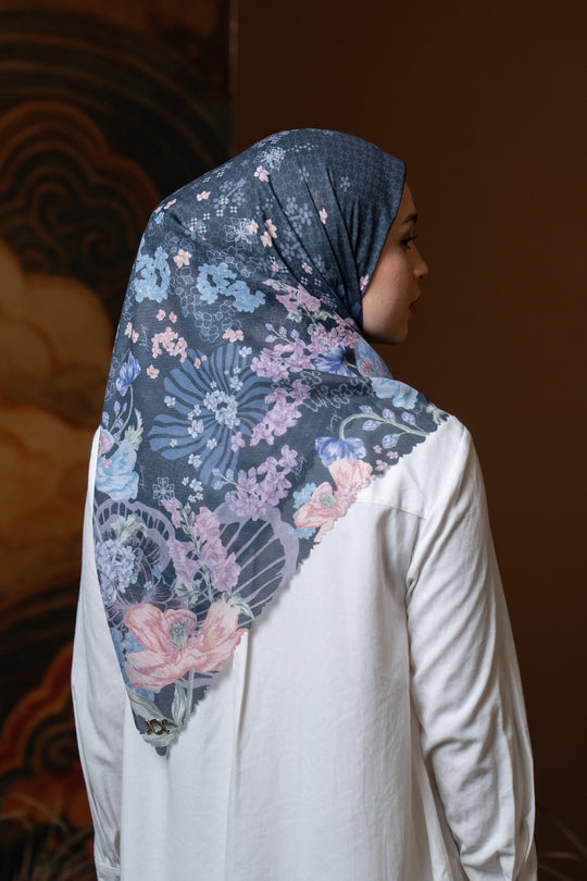 Emira Scarf Moonlit Garden