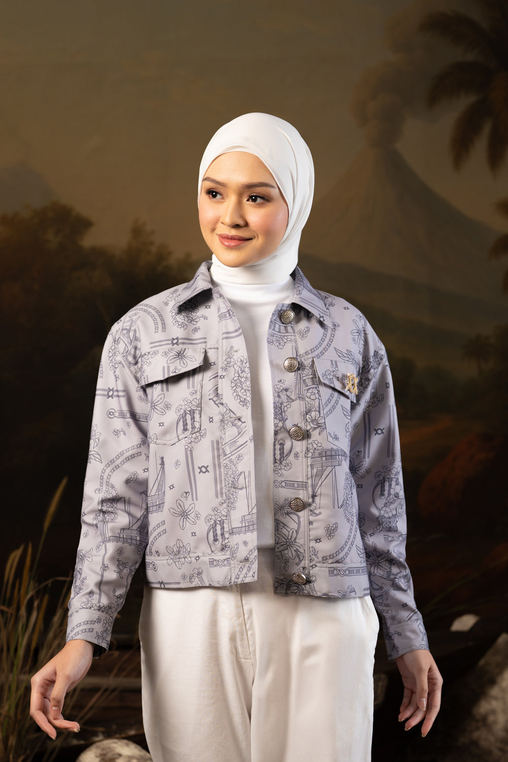 Seraya Jacket (Minor) Griege Poplin