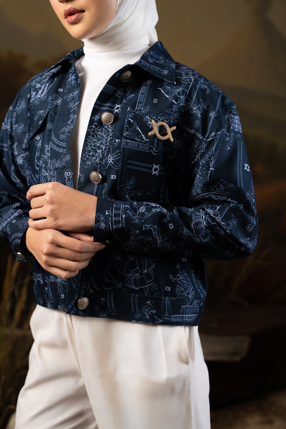 Seraya Jacket Cobalt Denim