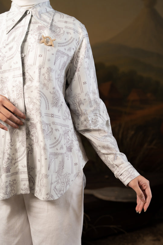 Seraya Shirt (Minor) Blush Cotton