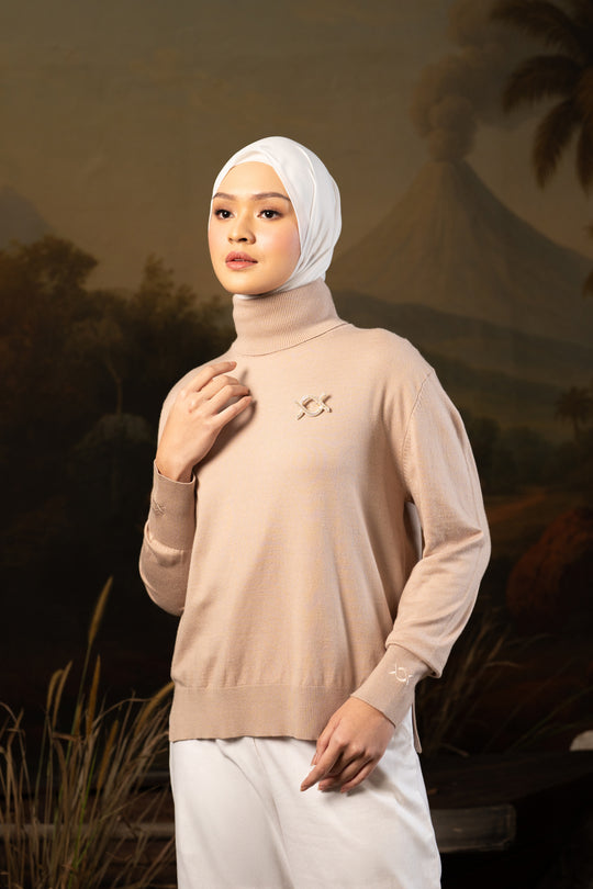 Moira Turtleneck Wood Ash