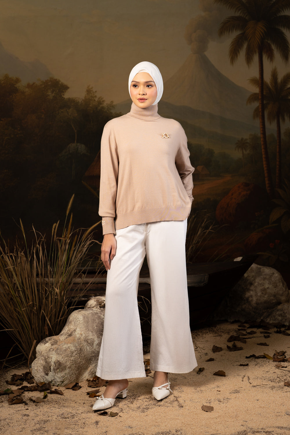 Moira Turtleneck Wood Ash