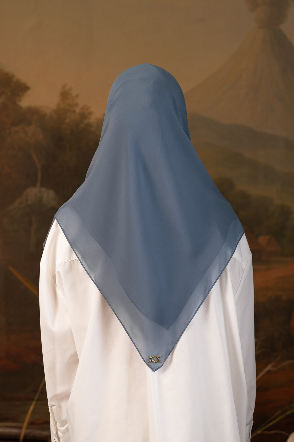 Shaira Square Hijab Instan Flagstone Grey