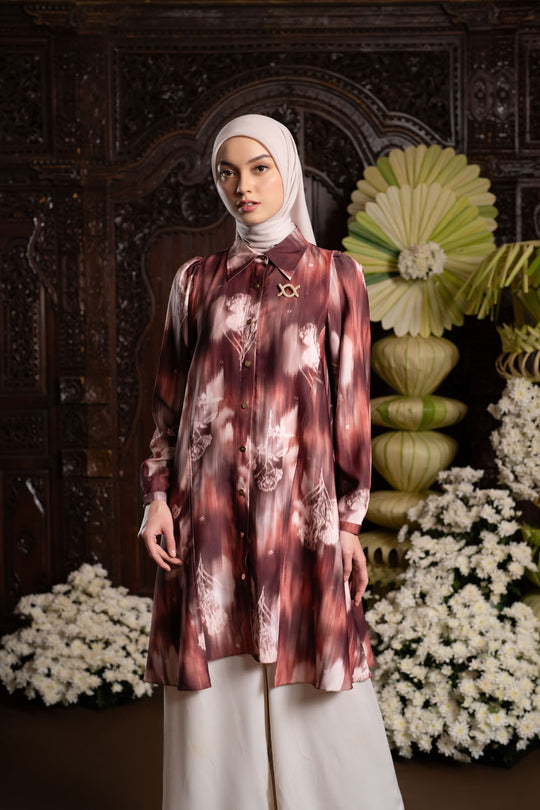 Selara Tunic (Minor) Dark Crimson