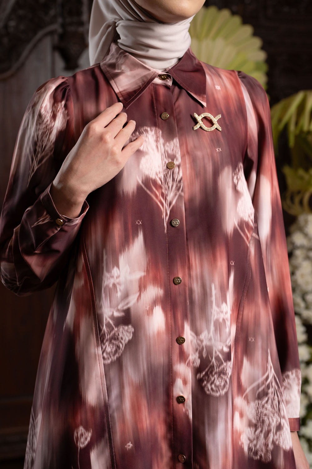 Selara Tunic (Minor) Dark Crimson