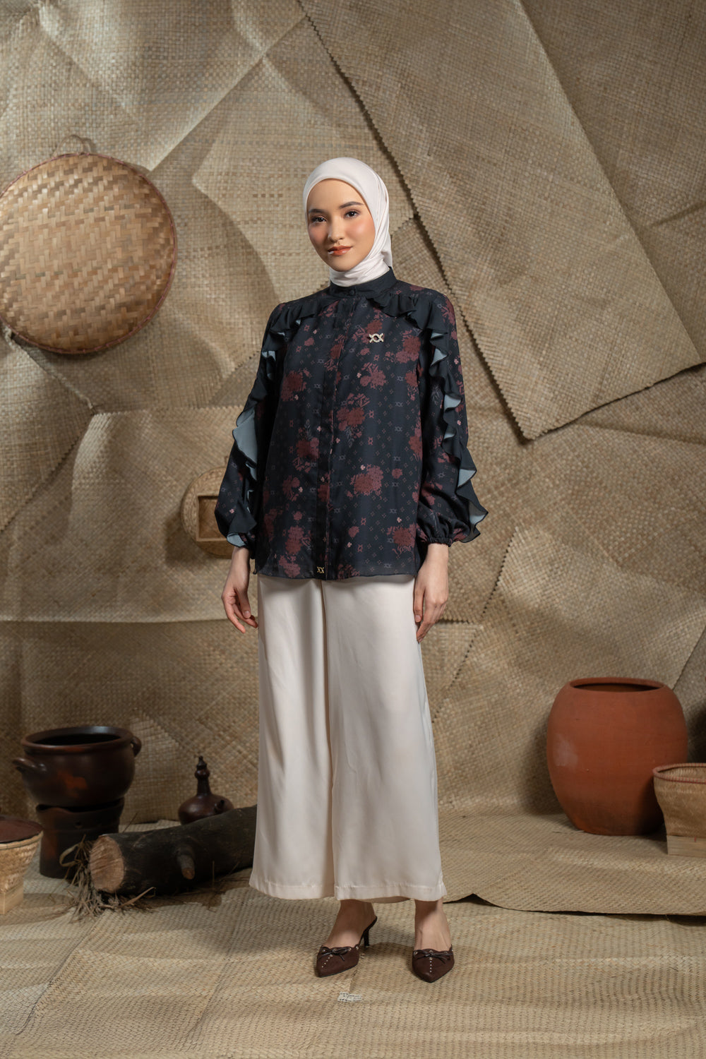 Aleena Shirt Espresso Coffee