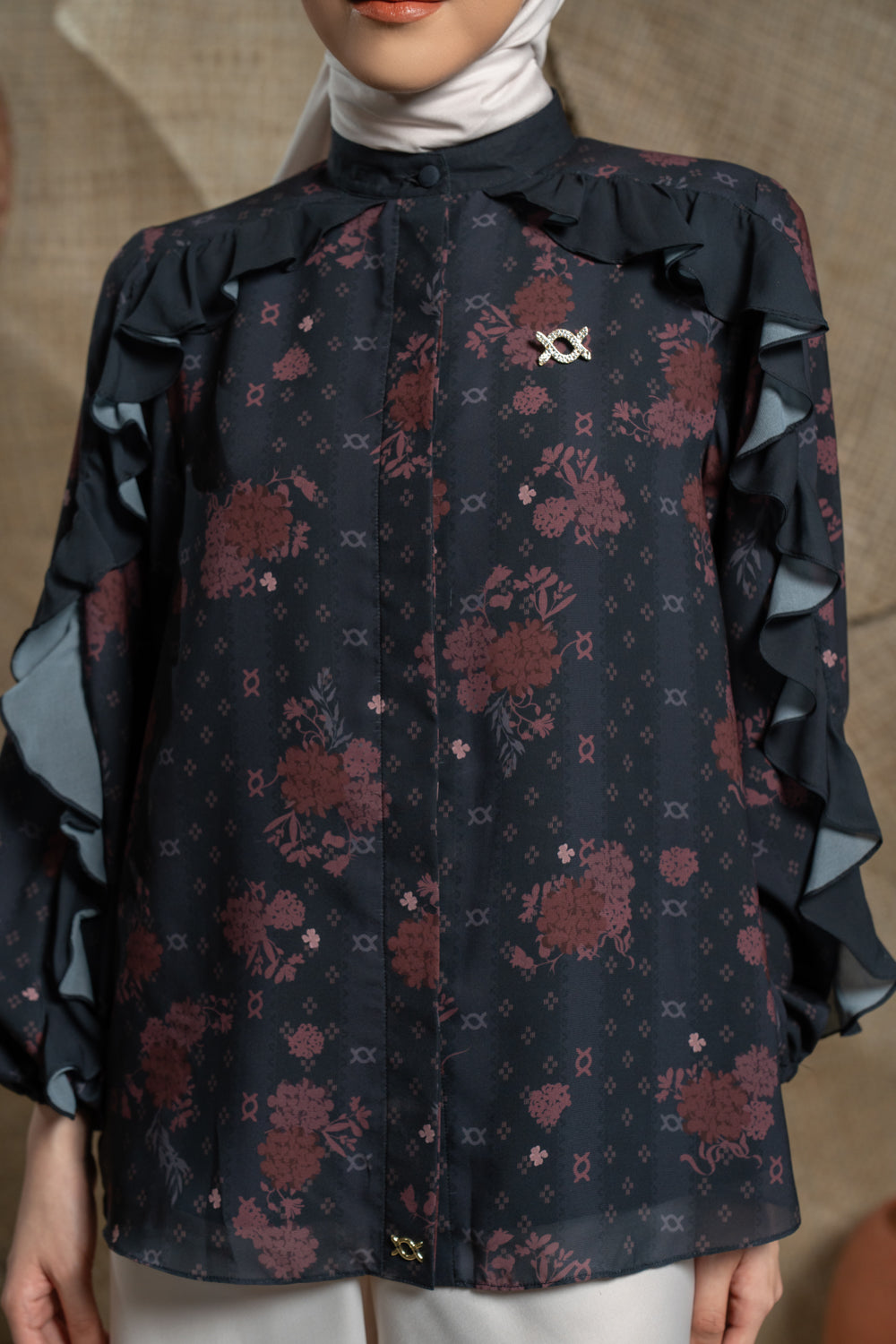 Aleena Shirt Espresso Coffee