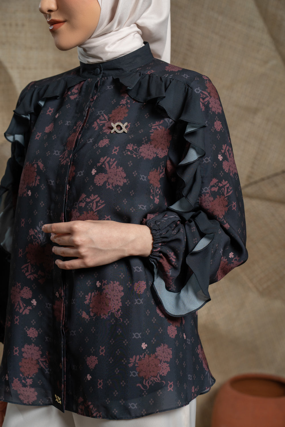 Aleena Shirt Espresso Coffee