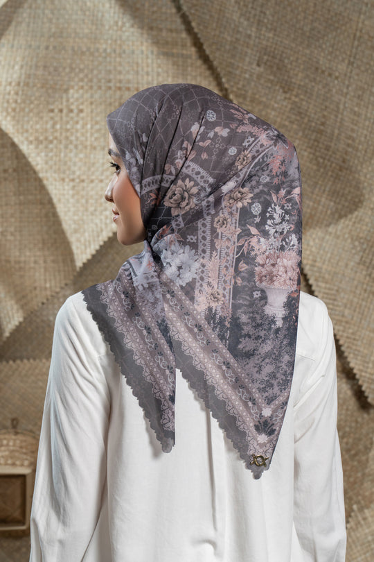 Noura Scarf Dark Mousse