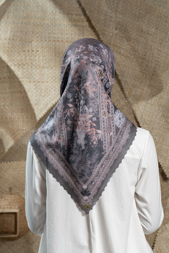 Noura Scarf Dark Mousse