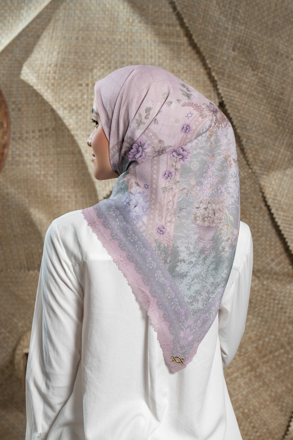 Noura Scarf Pink Sprinkle