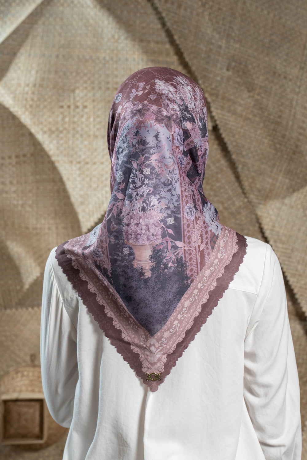 Noura Scarf Dried Cherry