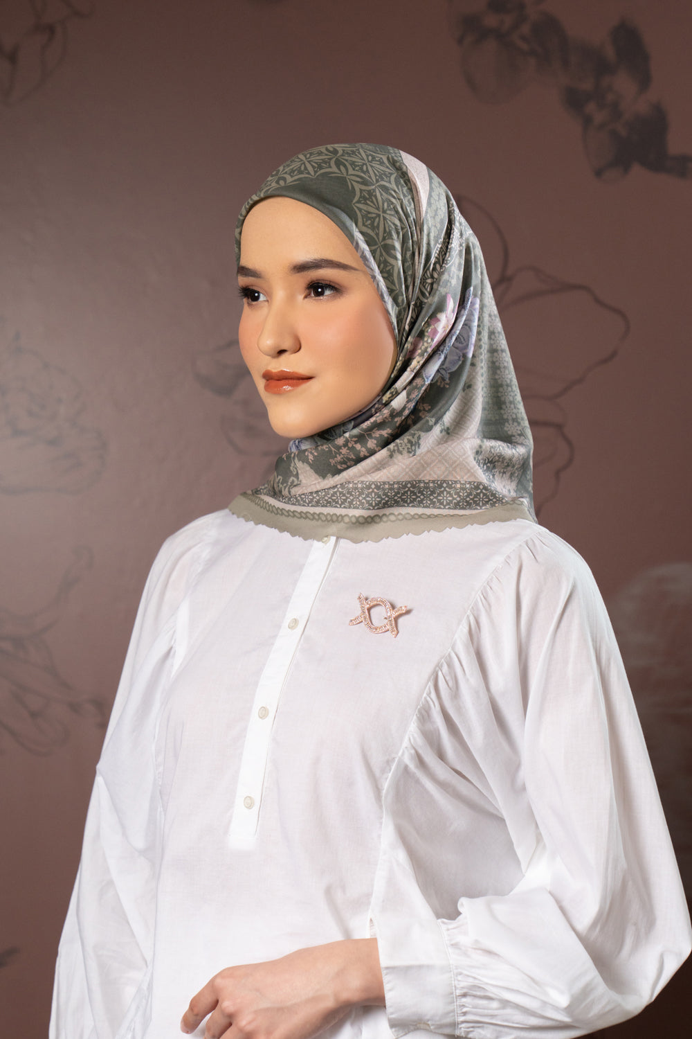 Sasmaya Scarf Olive Haze