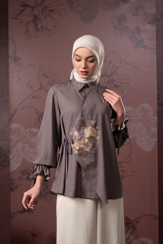 Sana Shirt (Minor) Dark Fudge