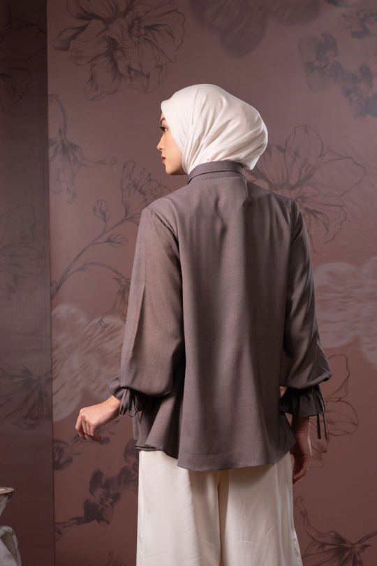 Sana Shirt (Minor) Dark Fudge