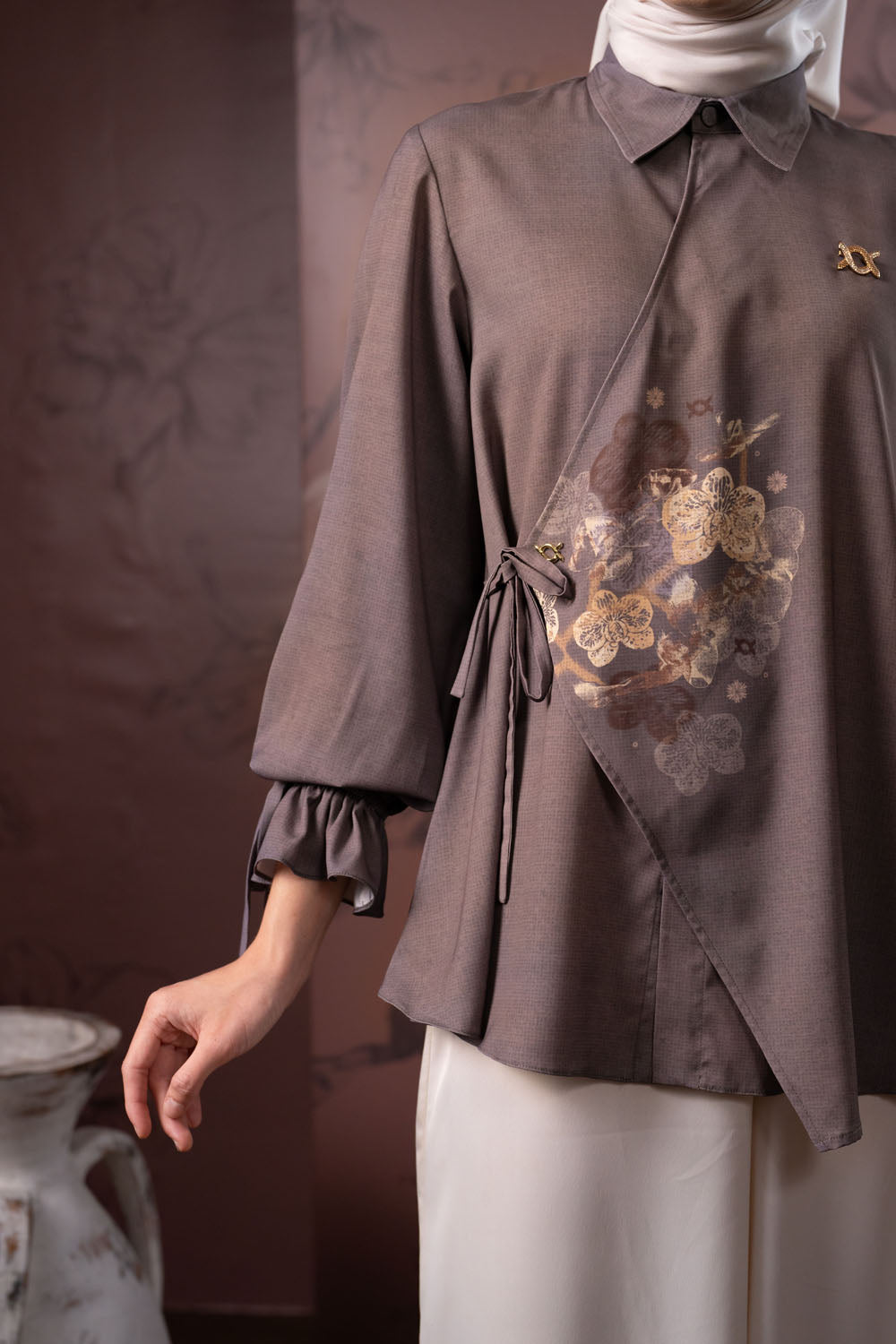 Sana Shirt (Minor) Dark Fudge