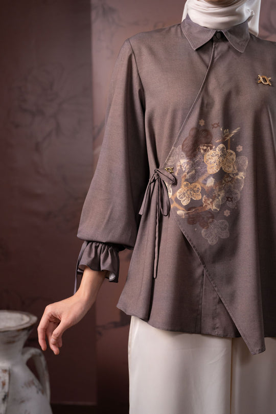 Sana Shirt (Minor) Dark Fudge