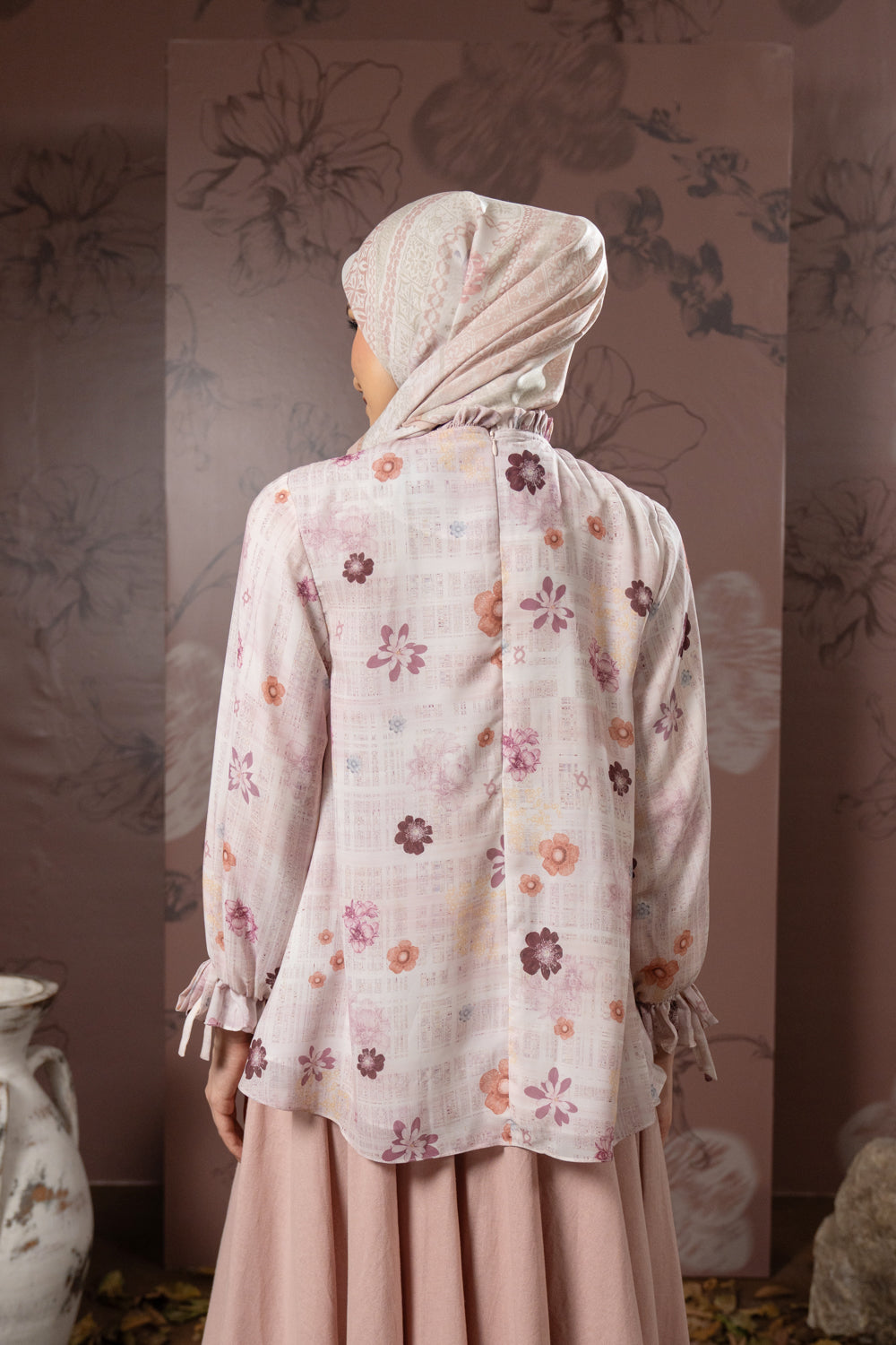 Sasmaya Blouse Petal Pink