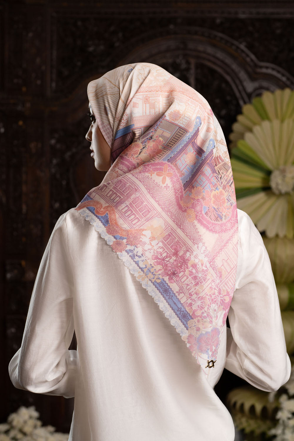 Laksmi Scarf (Minor) Peony Blush