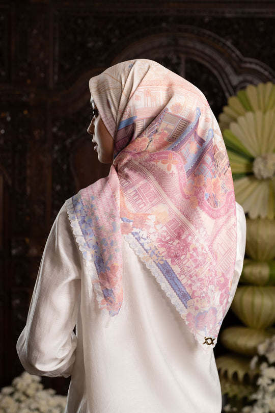 Laksmi Scarf (Minor) Peony Blush