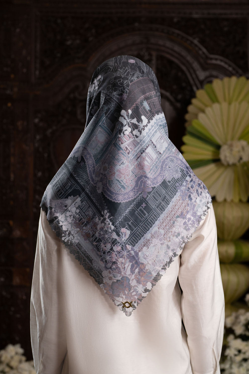 Laksmi Scarf (Minor) Dark Grigio
