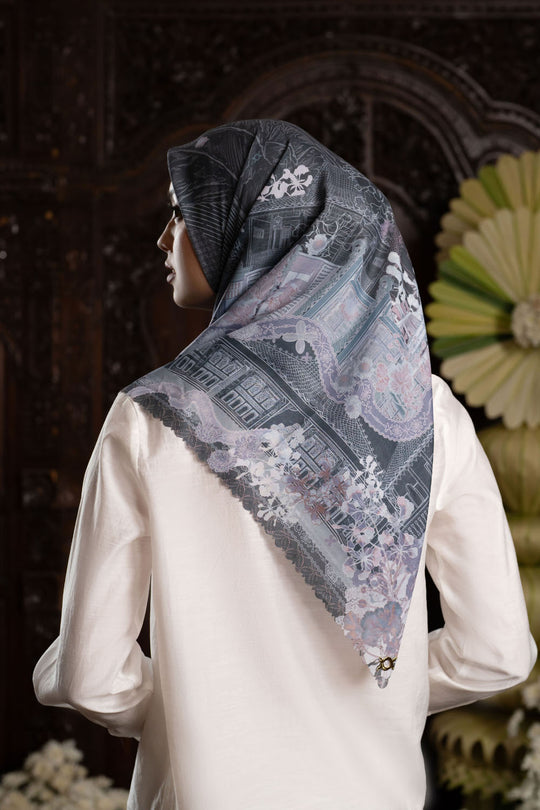 Laksmi Scarf Dark Grigio