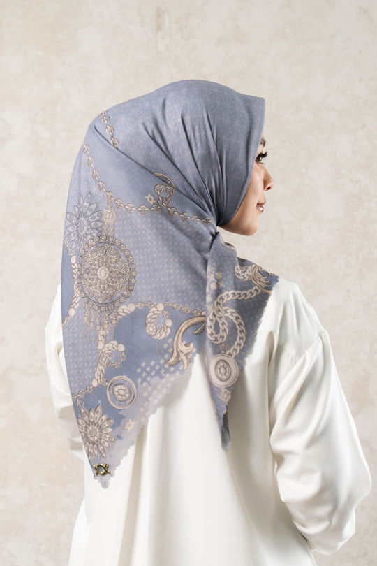 Dyahna Scarf Light Pewter