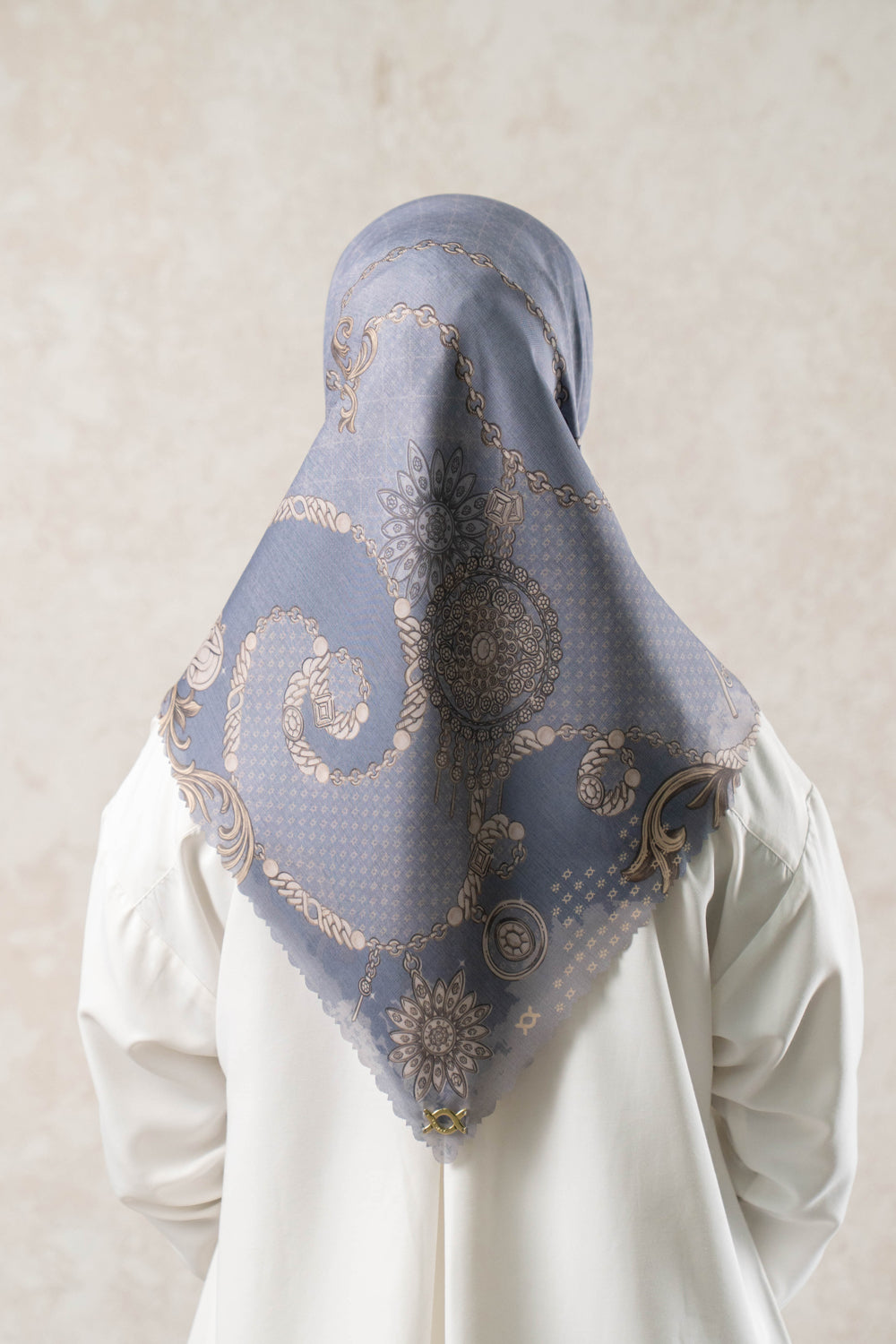 Dyahna Scarf Light Pewter