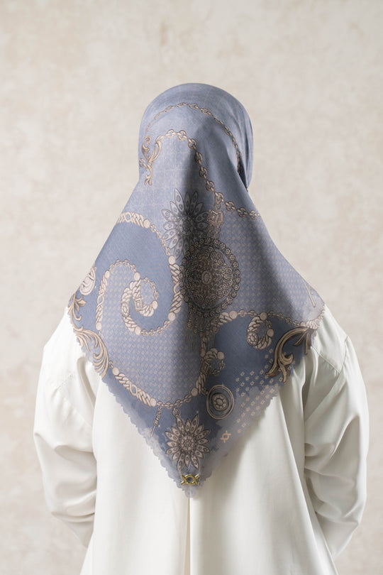 Dyahna Scarf Light Pewter