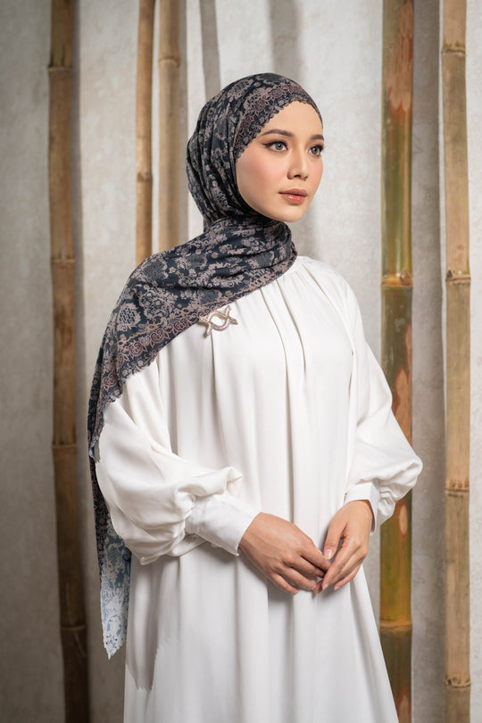 Nahira Pashmina (Minor) Graphite Black