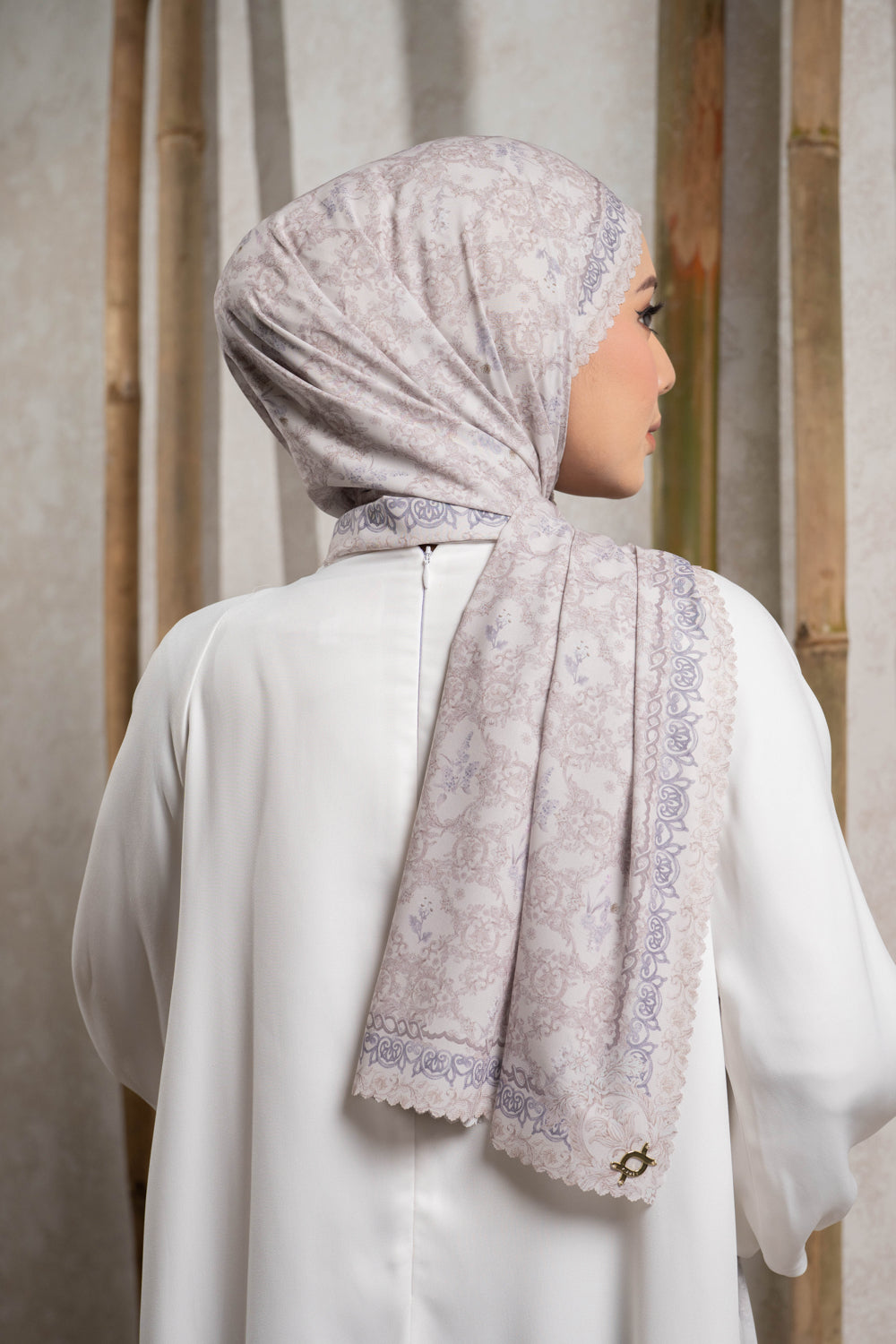 Nahira Pashmina (Minor) Rainy Fog