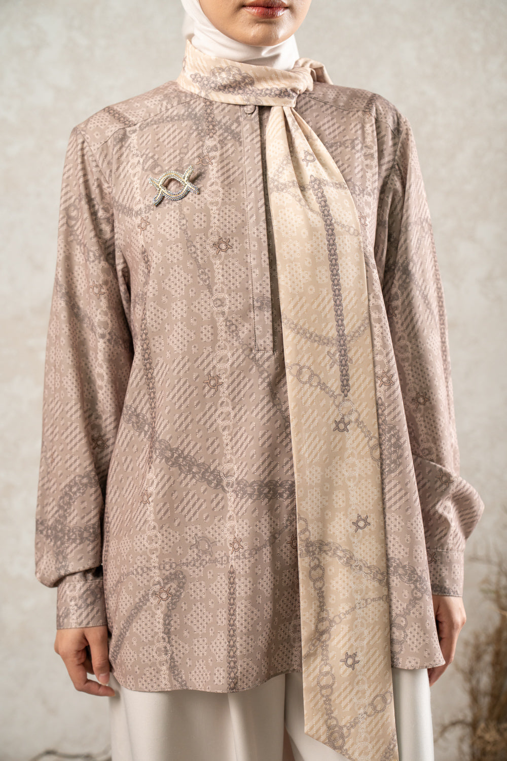 Manika Blouse Caramel Ochre