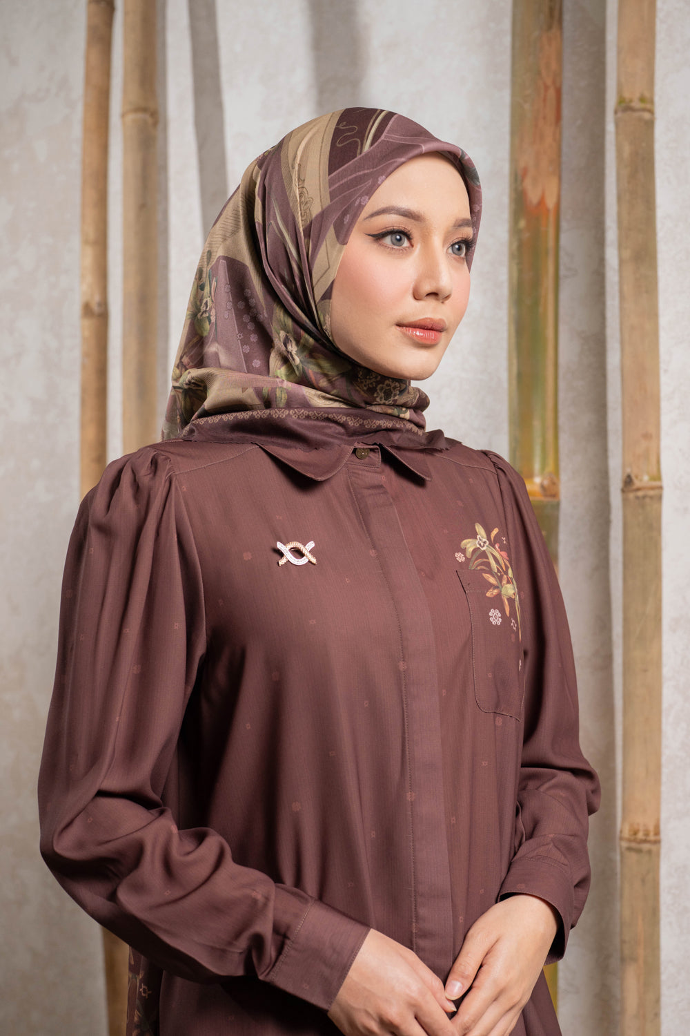 Aeri Scarf (Minor) Rich Cocoa