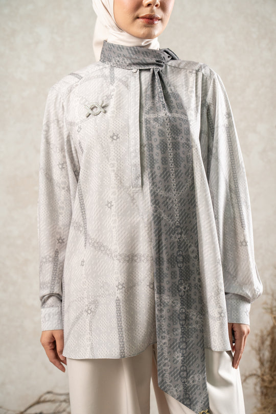 Manika Blouse Grey Moss