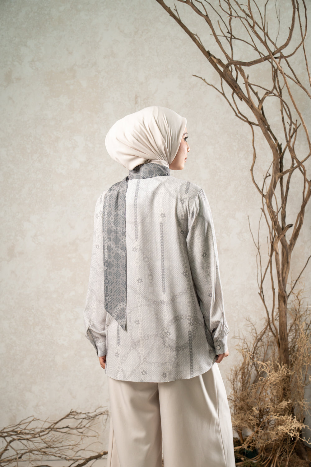 Manika Blouse Grey Moss