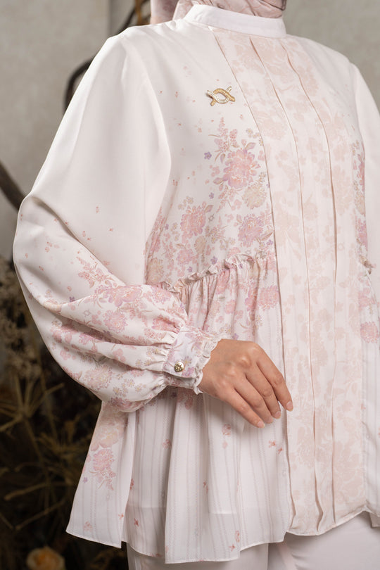 Nahira Blouse (Minor) Alabaster Marble