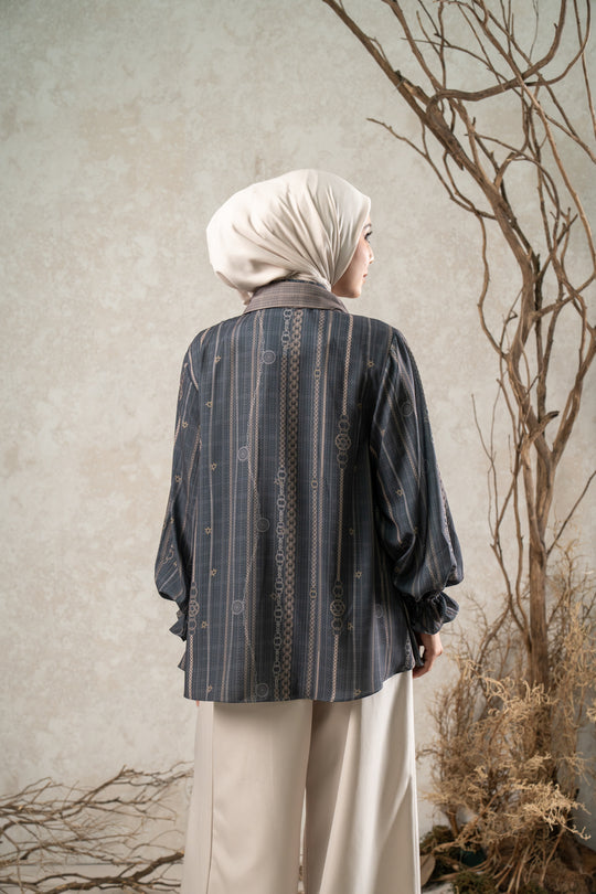 Manika Shirt Bronze Noir