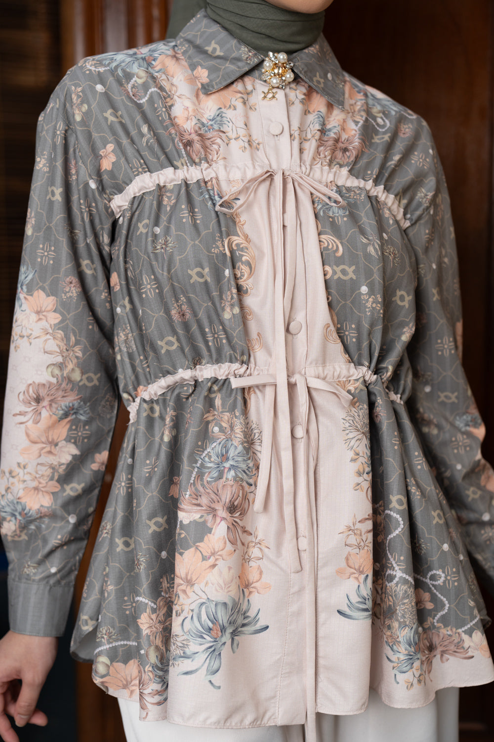 Annelis Shirt (Minor) Olive Harvest