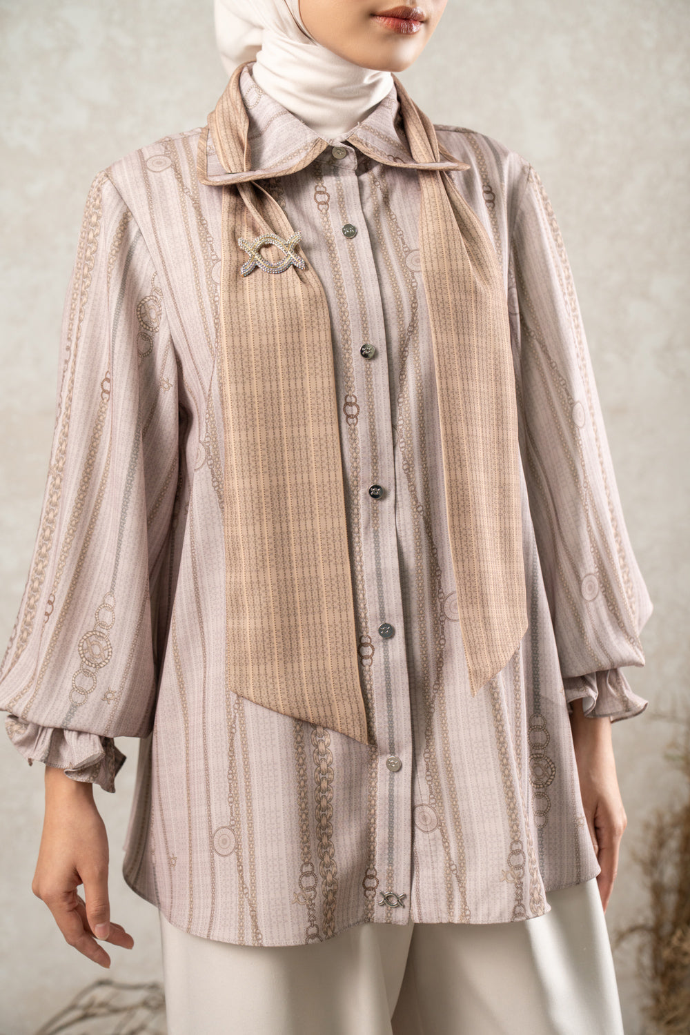 Manika Shirt (Minor) Mauve Alloy