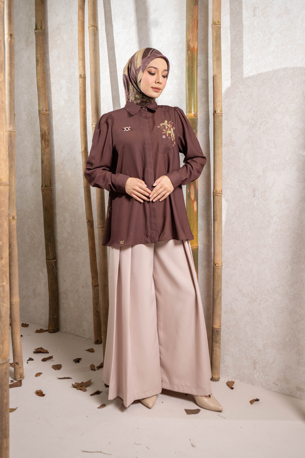 Aeri Shirt Rich Cocoa