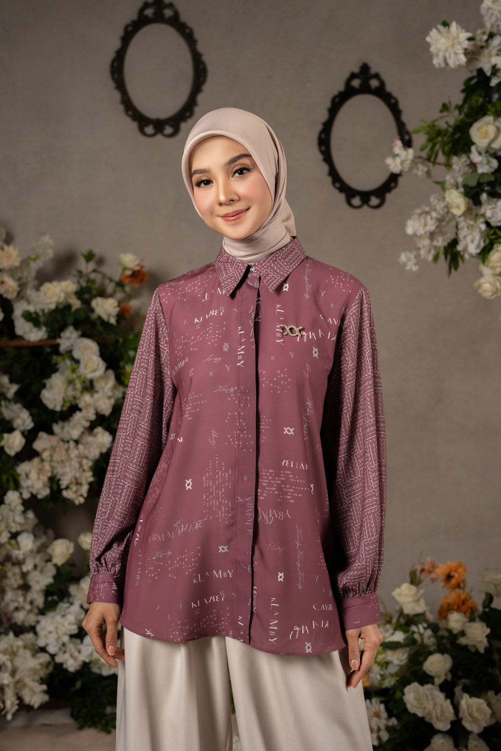 Aksalia Shirt (Minor) Oker Merah