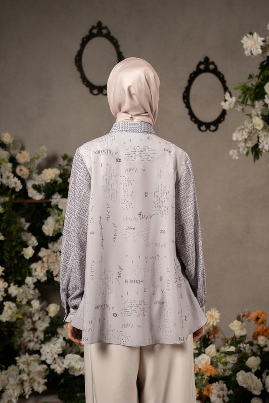 Aksalia Shirt (Minor) Jati Kelabu