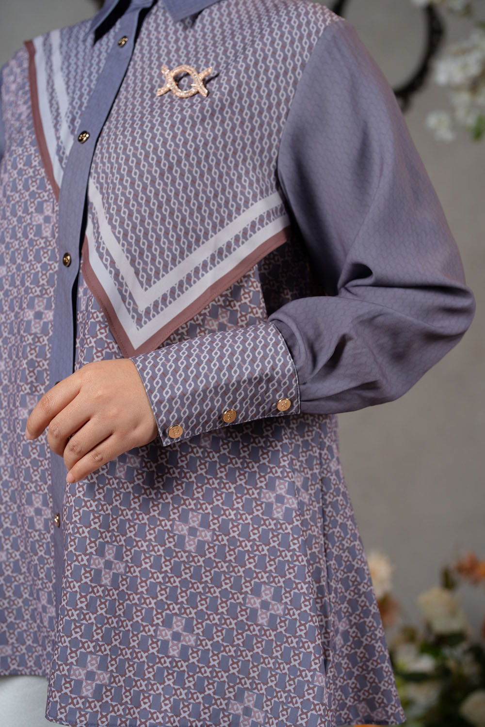 Romely Shirt Ungu Salvia